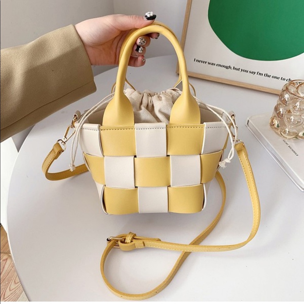Yellow handbag